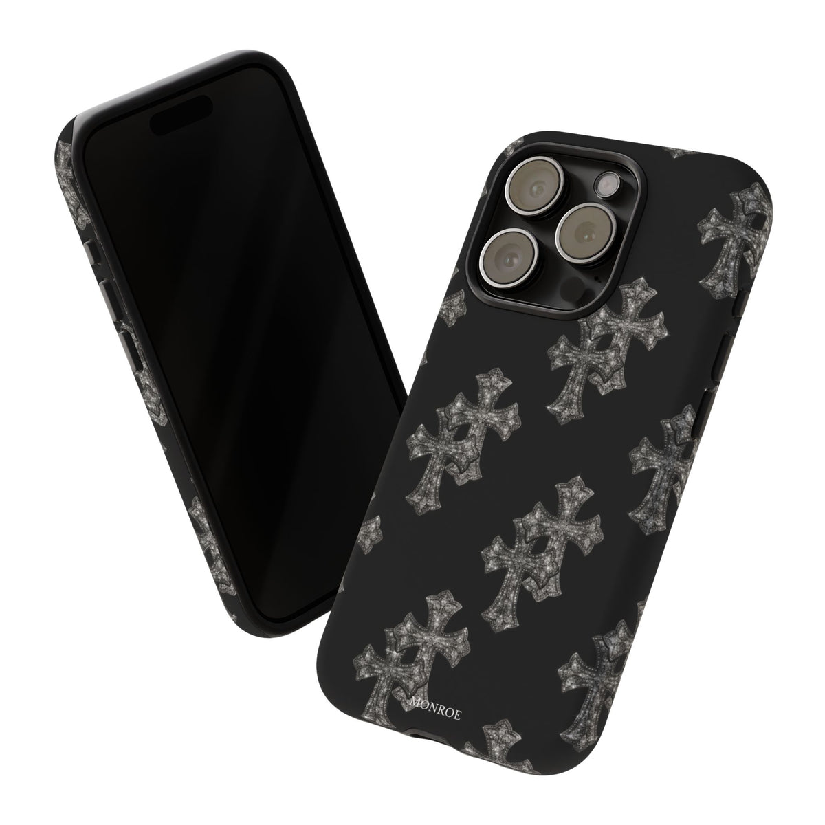 Black Crystal Cross Tough Case