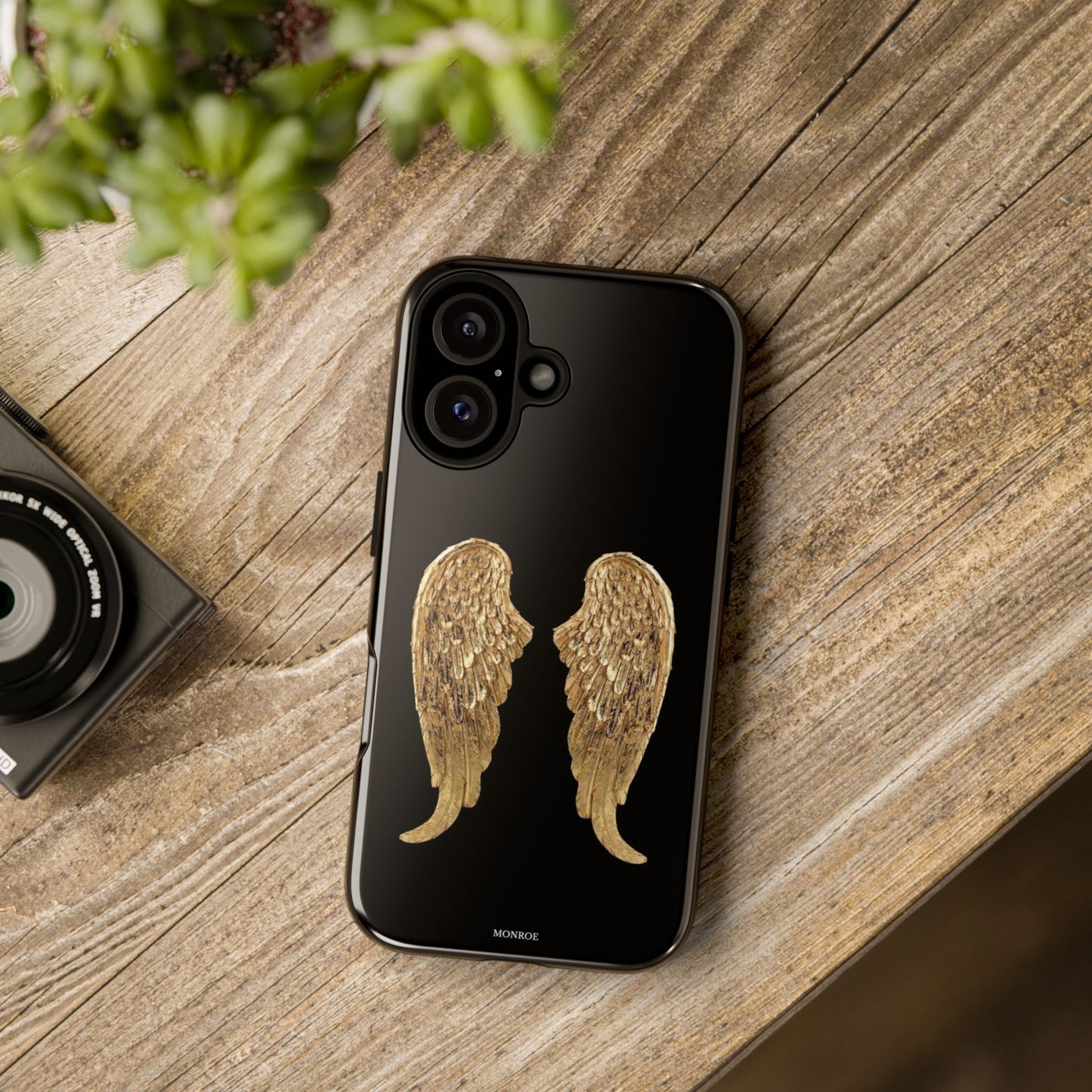 Gold Angel Wings Tough Case