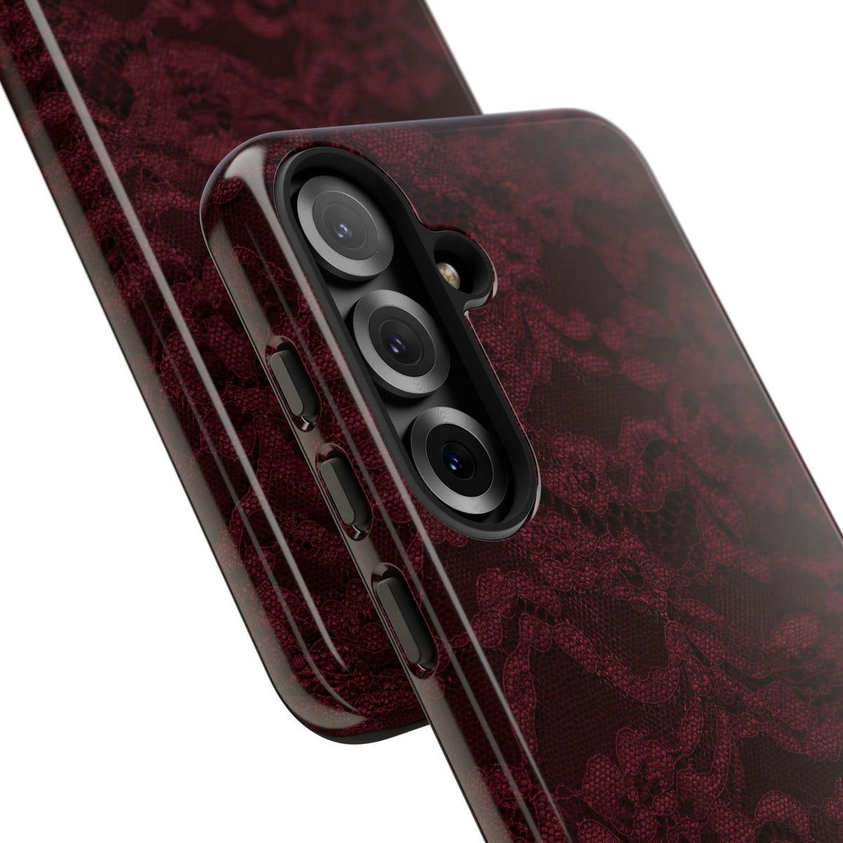 Burgundy Lace Tough Case