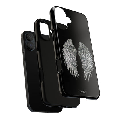 Silver Wings Black Tough Case