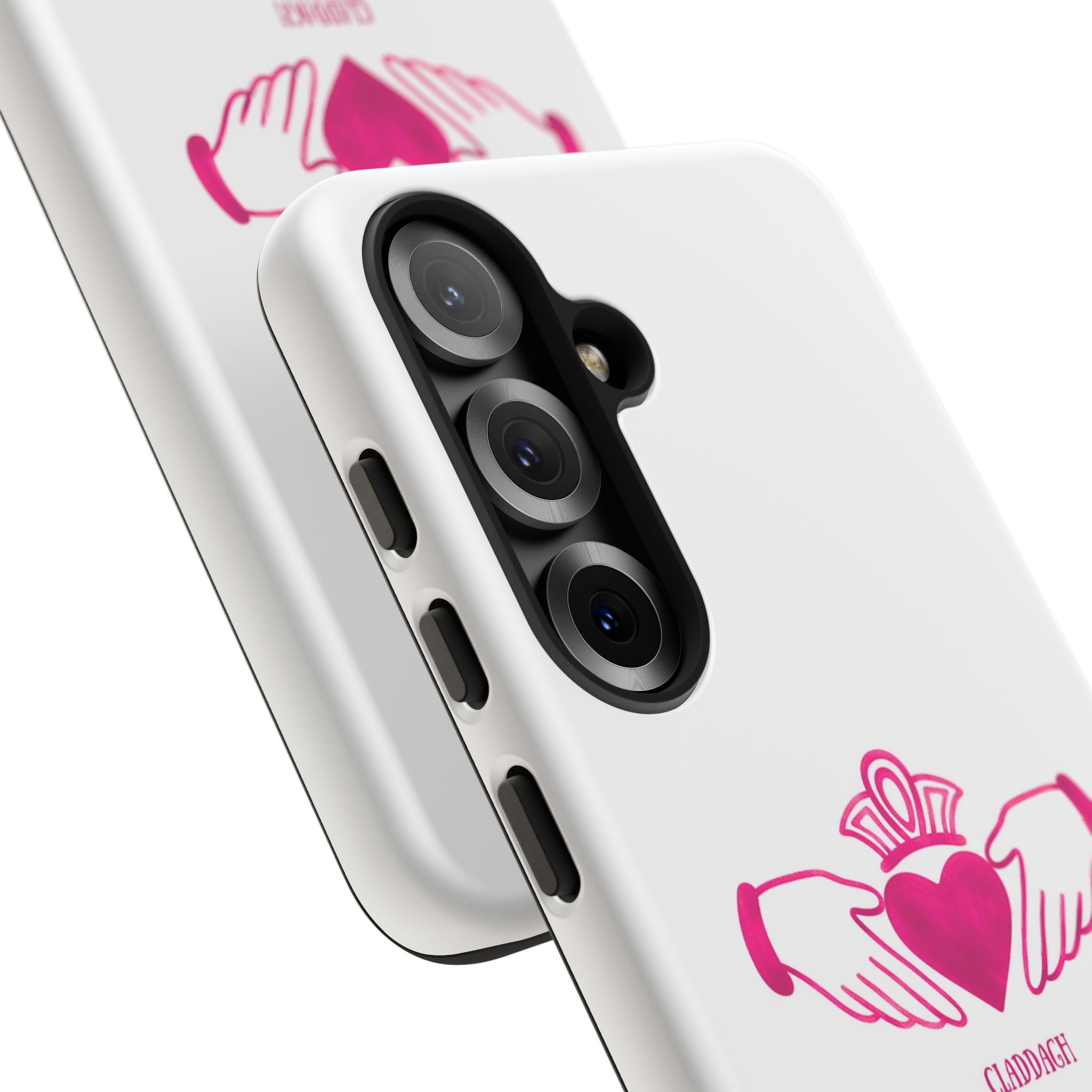 Pink Irish Claddagh Symbol Tough Phone Case