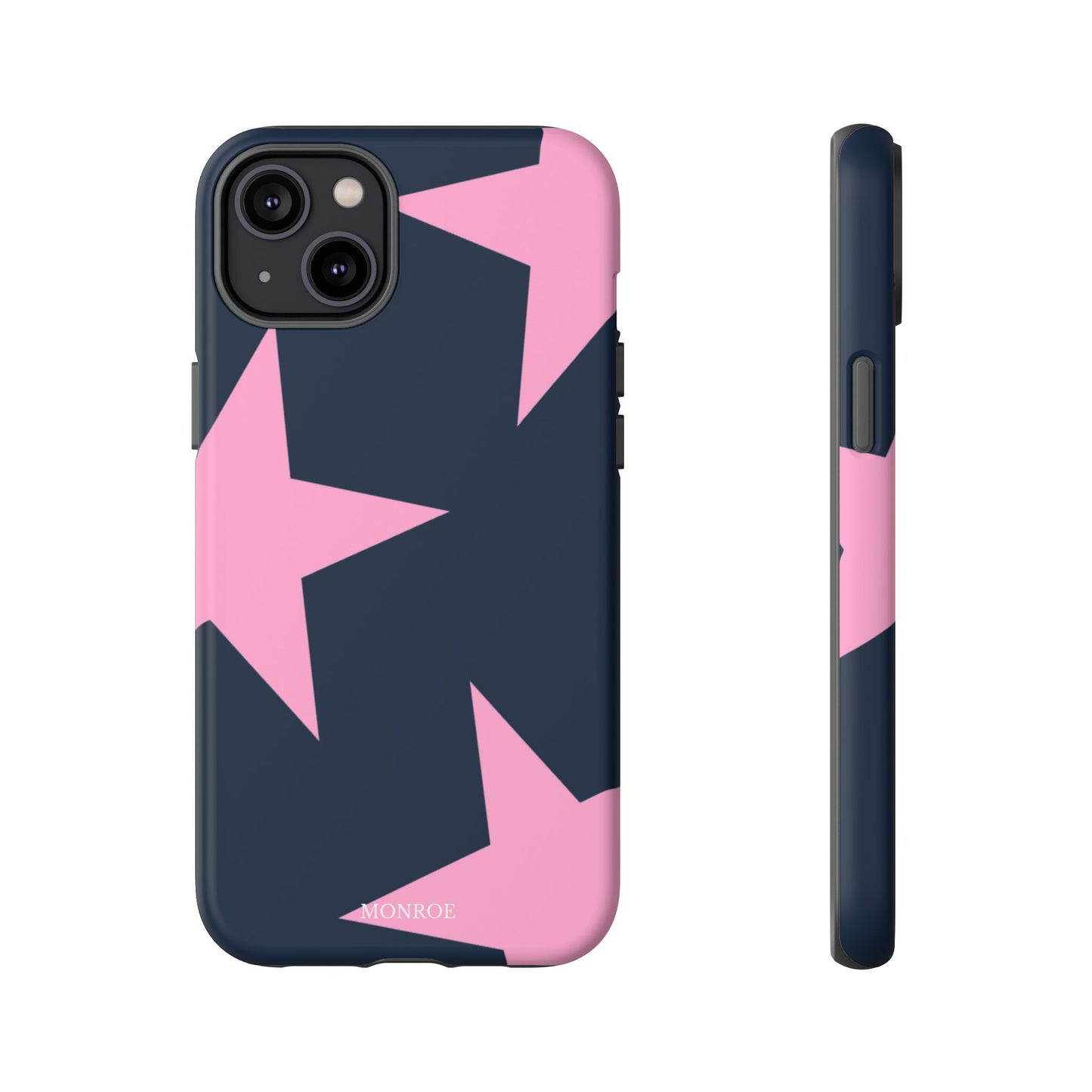 Navy & Pink Star Tough Cover