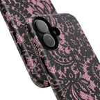 Pink Lace Pattern Tough Phone Case