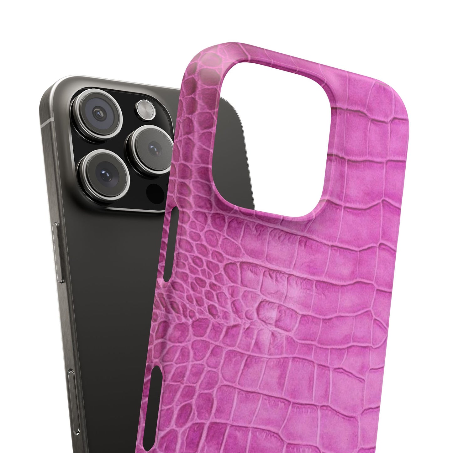 Purple Croc Case