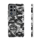 Black and Kiss Design Phone Case