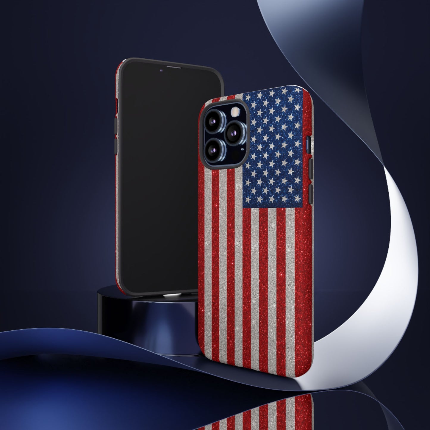 America Glitter Tough Case