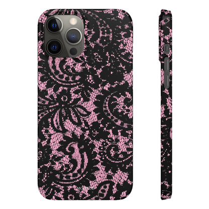 Pink Lace Pattern Case