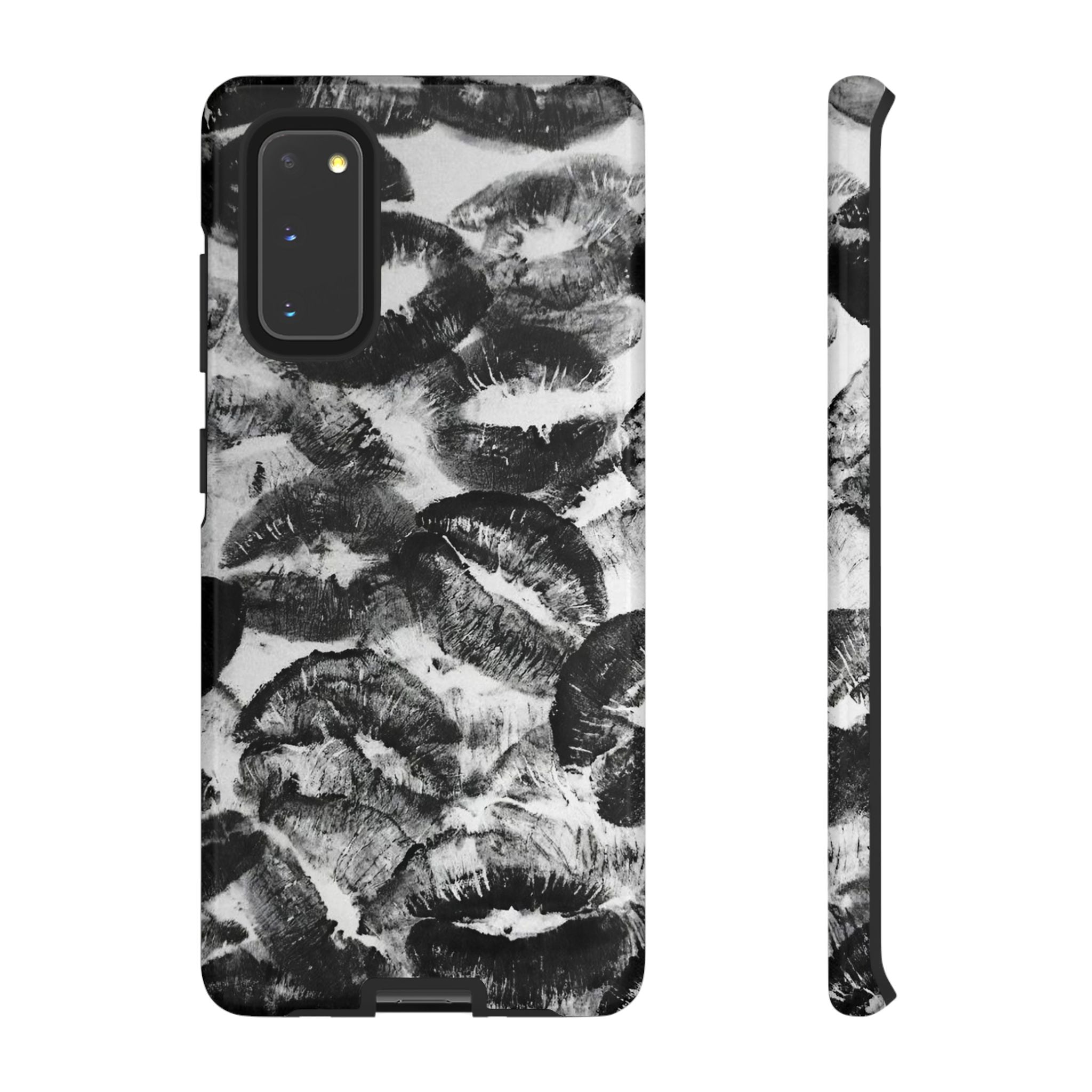 Black and Kiss Design Phone Case
