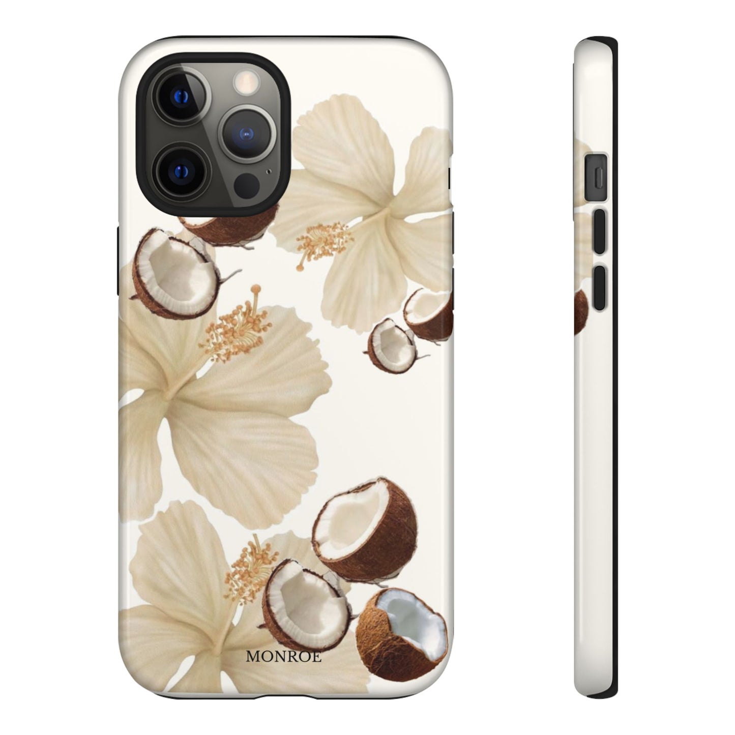 Tropical Coconut Floral Tough Case