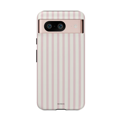 Light Pink Stripe Tough Phone Case
