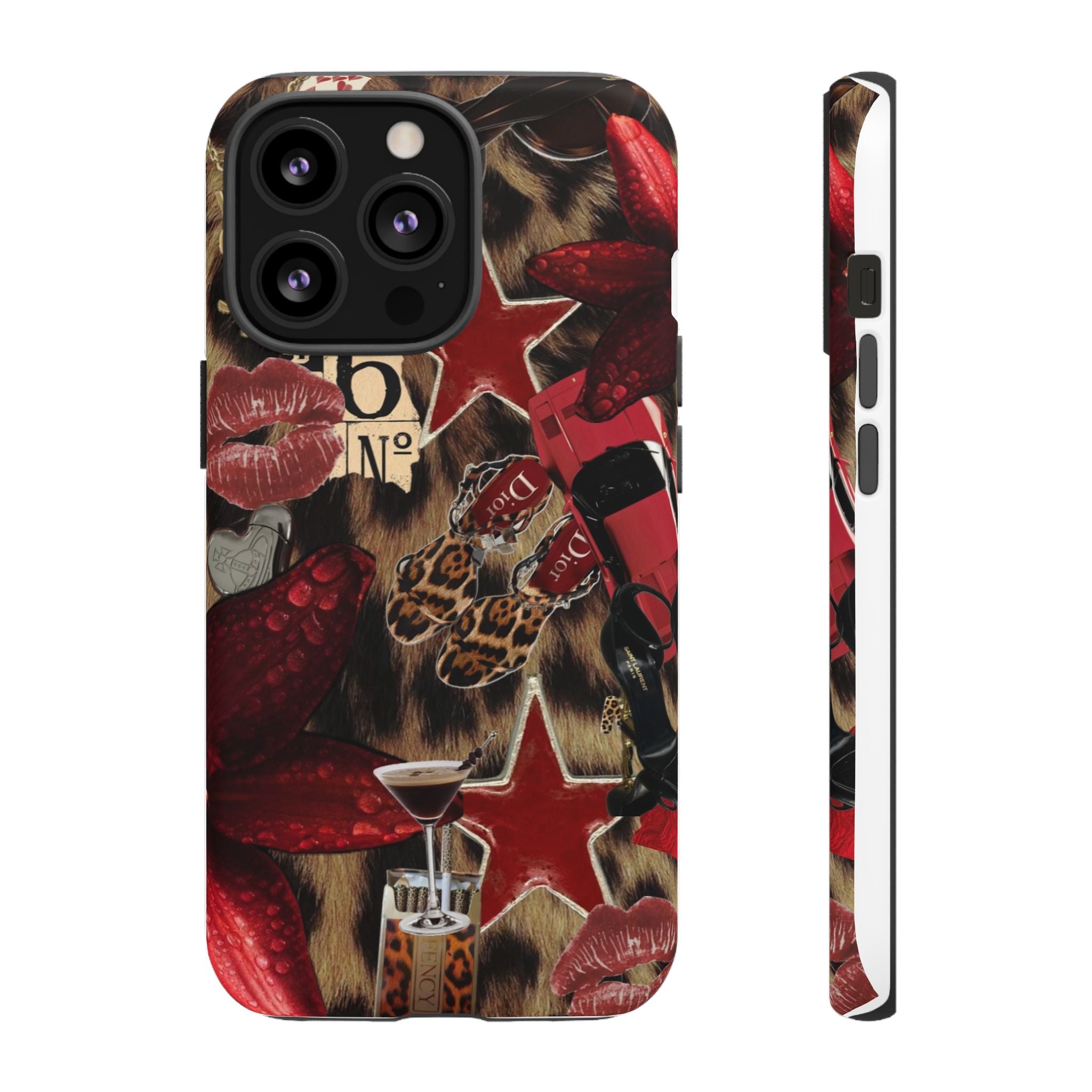 Cheetah Red Phone Case