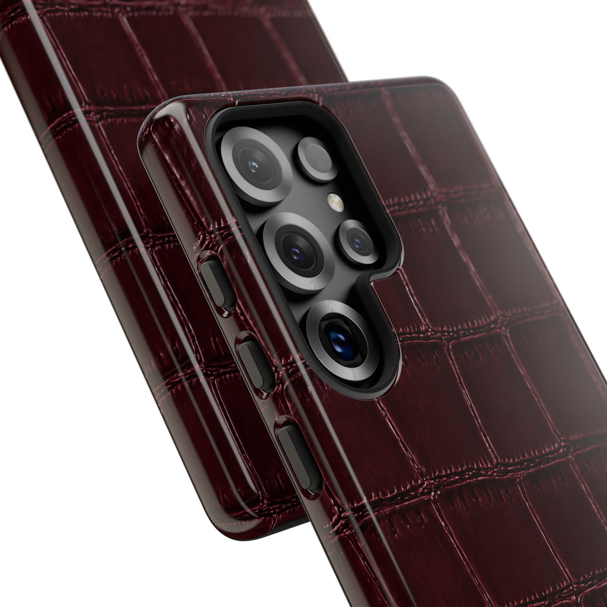 Burgundy Croc Tough Case