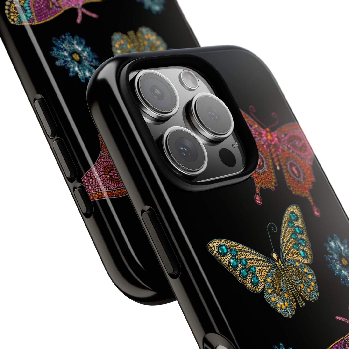 Butterfly Beaded Tough Case