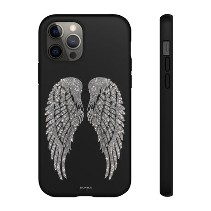 Silver Angel Wings Tough Case