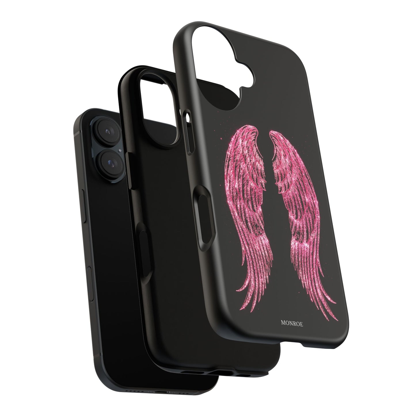 Pink Glitter Angel Tough Case