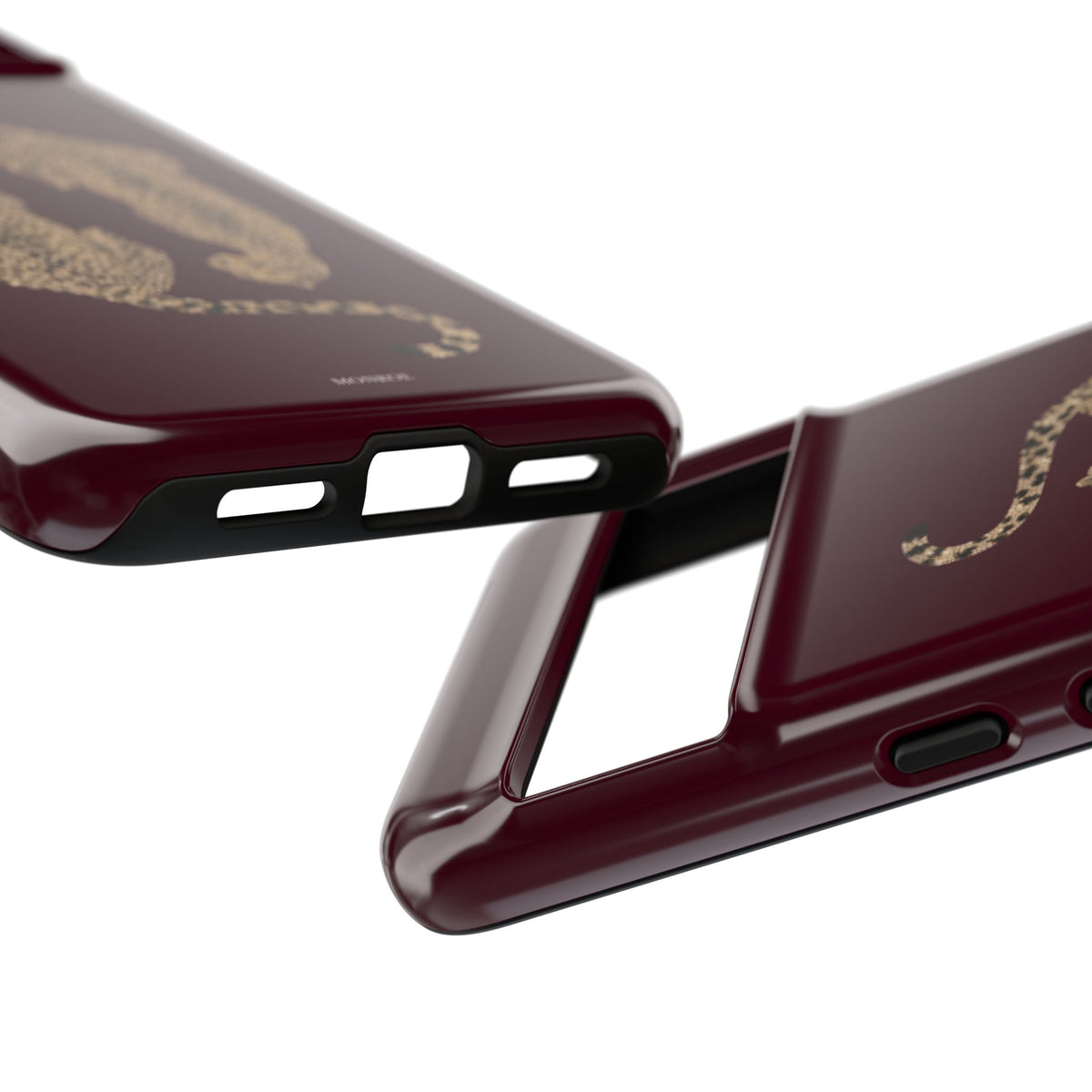 Burgundy Cheetah Tough Case
