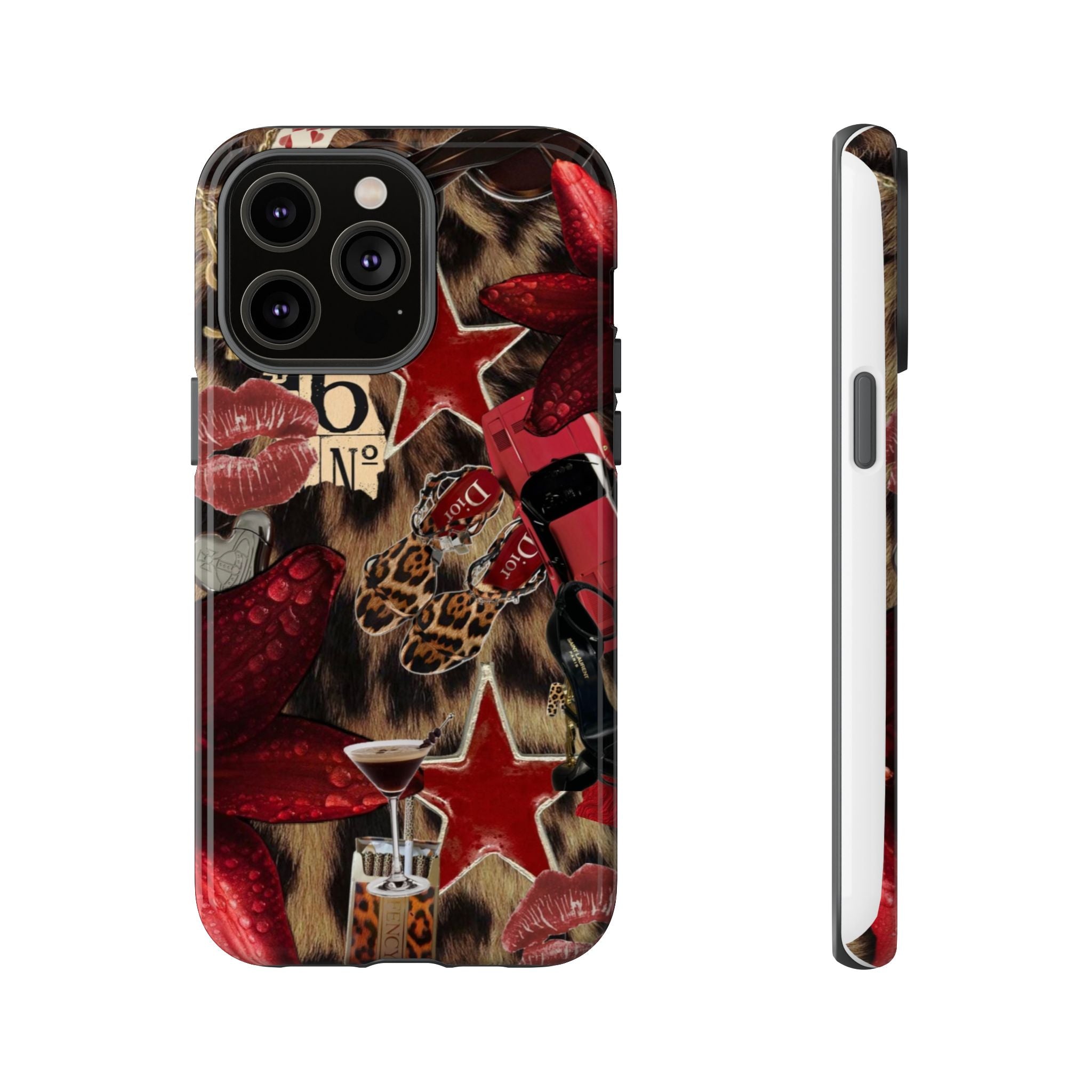 Cheetah Red Phone Case