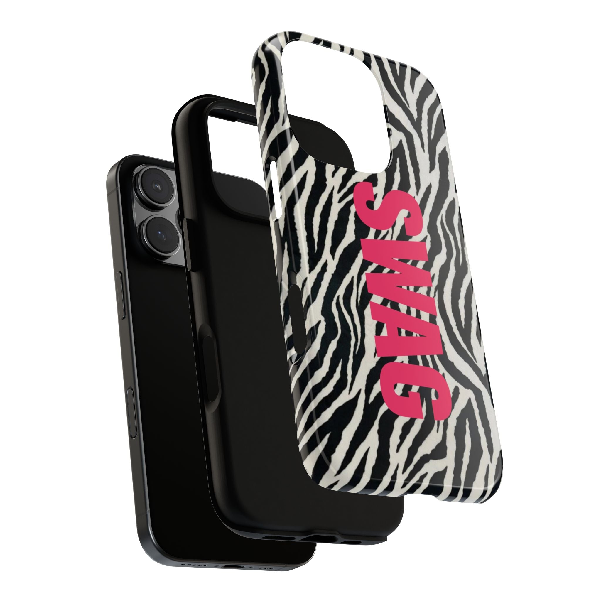 'SWAG' Zebra Print Tough Case