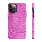 Purple Croc Phone Case