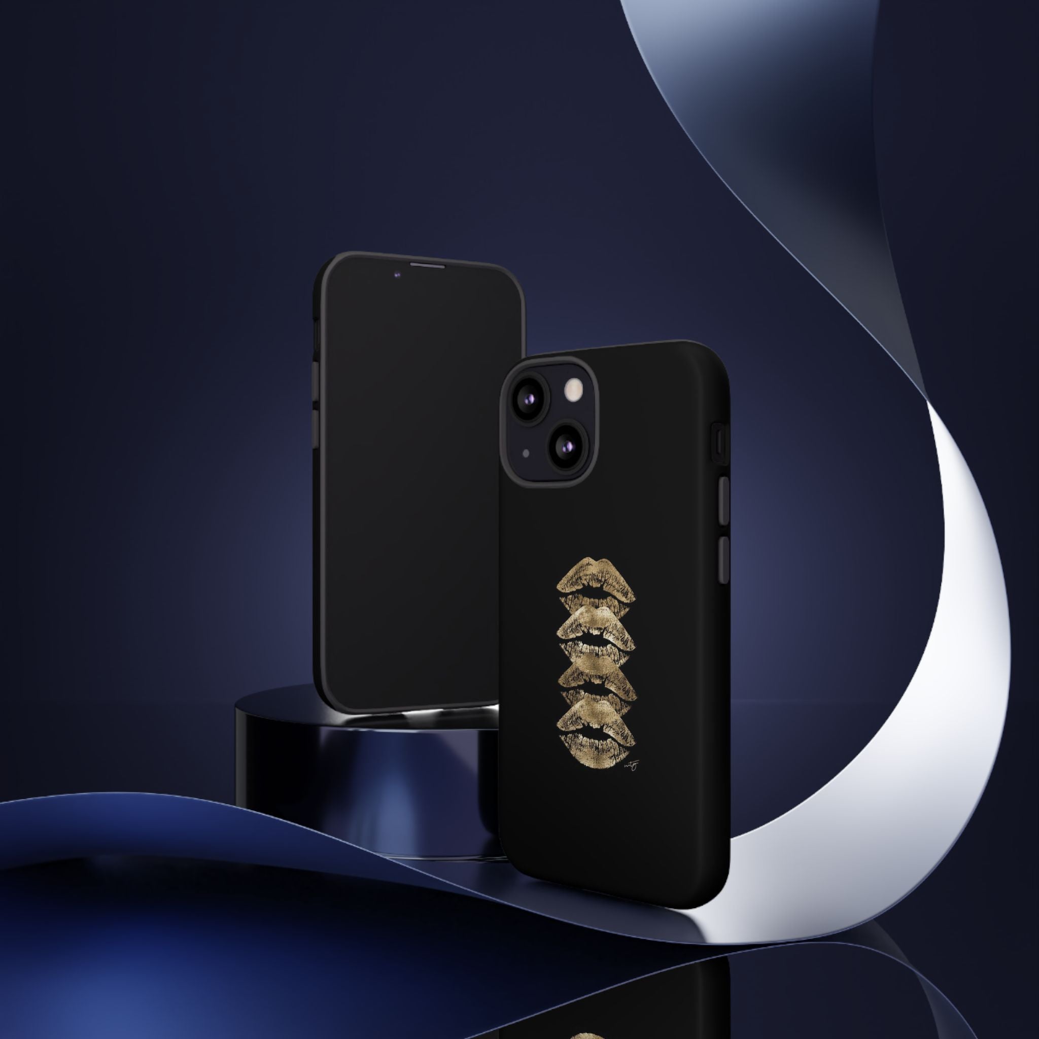 Golden Lipstick Phone Case