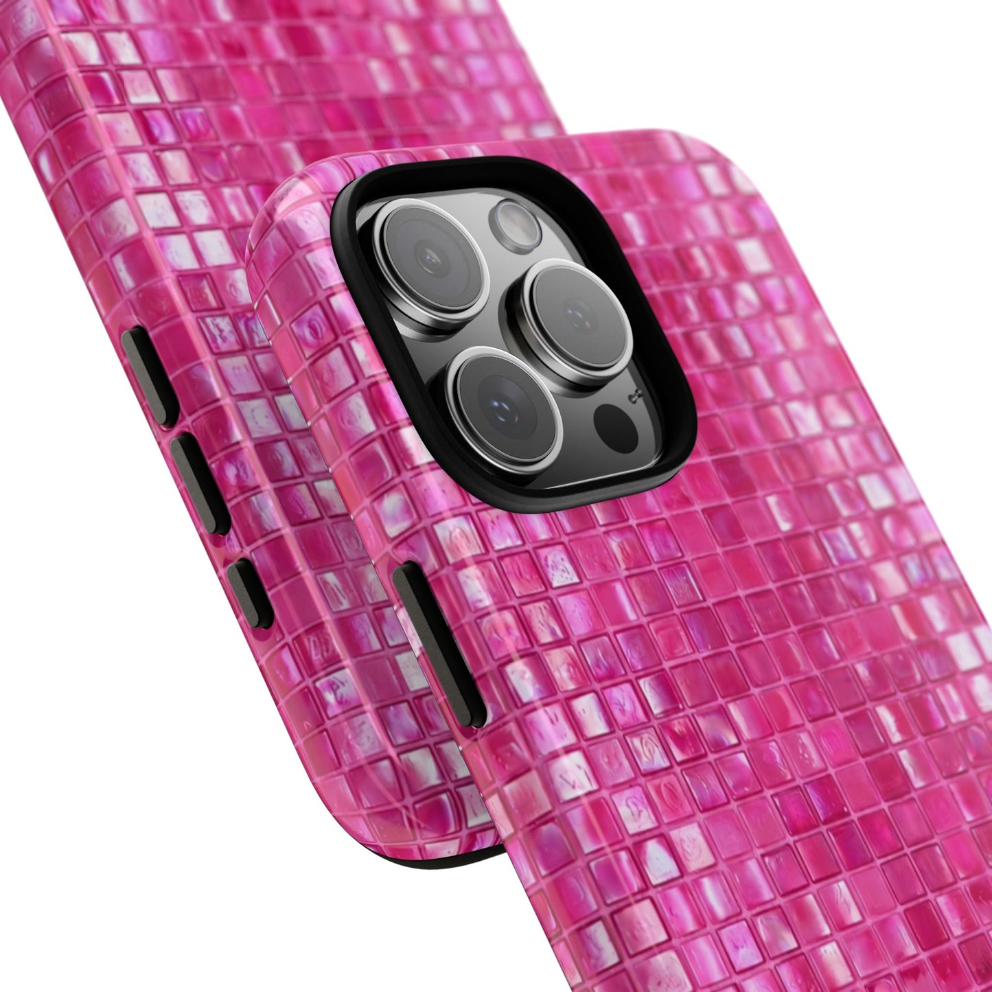 Hot Pink Mosaic Tough Case