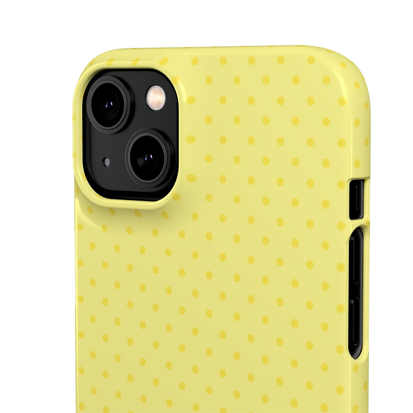 Yellow Polka Dot Snap Phone Case