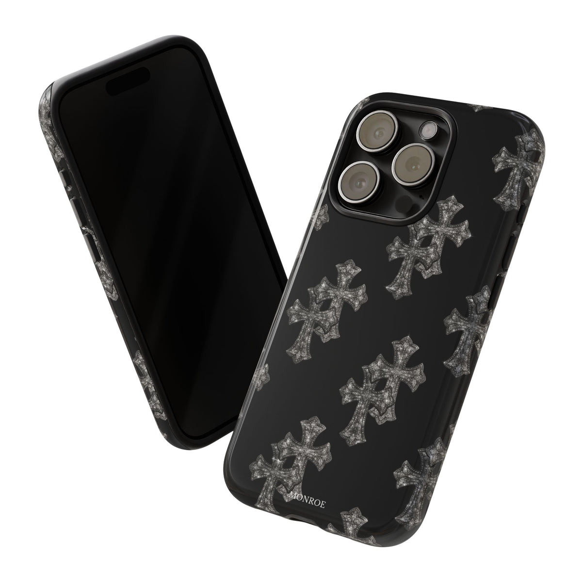 Black Crystal Cross Tough Case