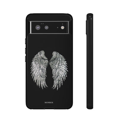 Silver Wings Black Tough Case