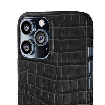Black Croc Case