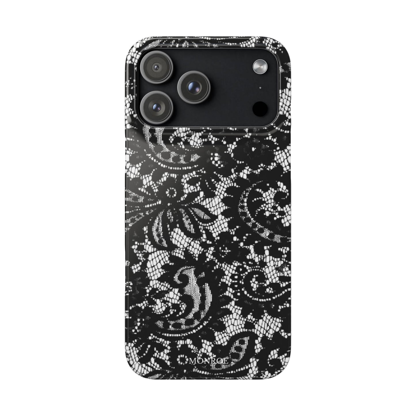 Black Lace Elegant Pattern Case