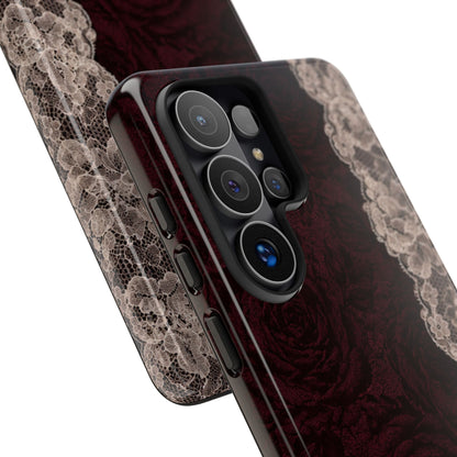 Burgundy Rose Tough Case