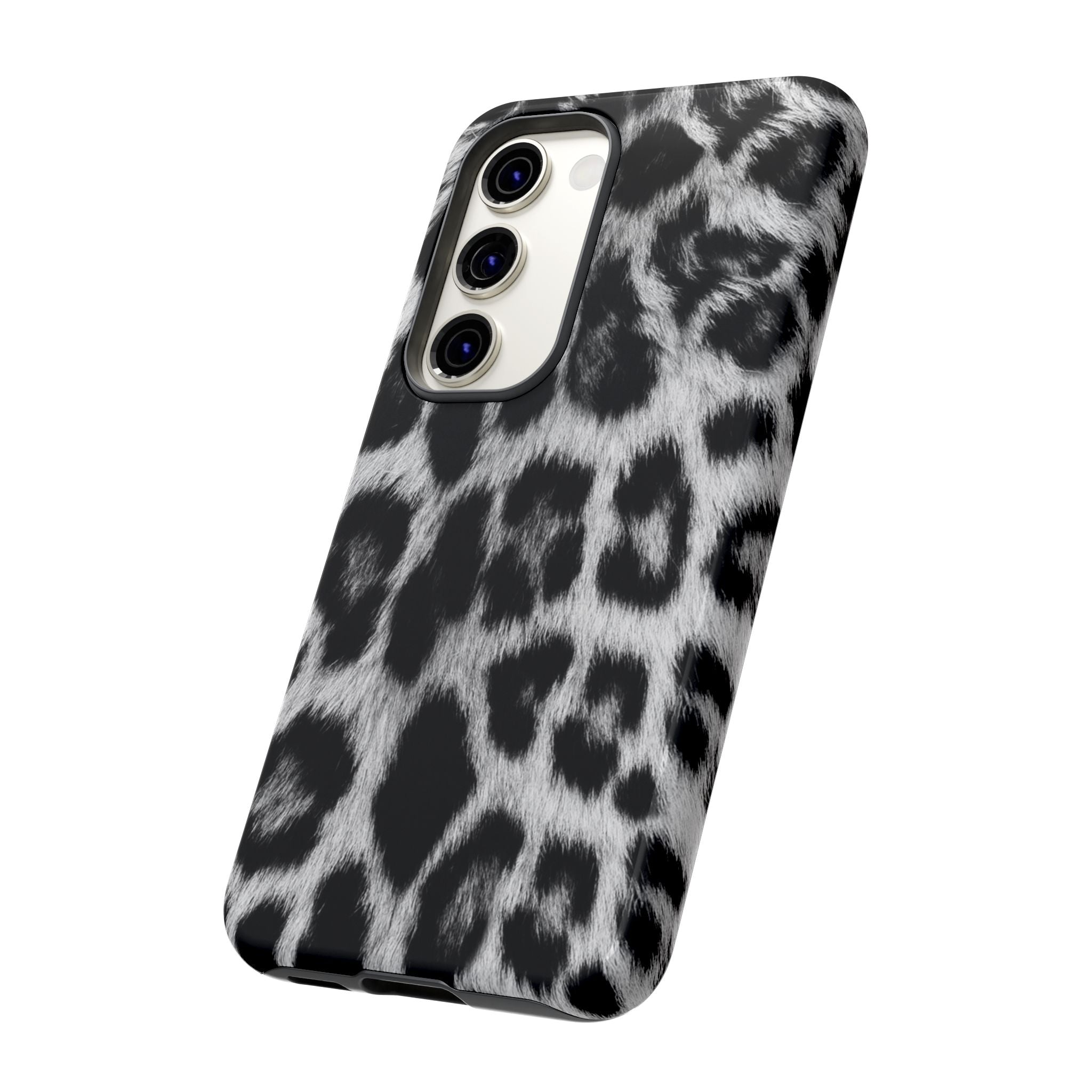 B&W Leopard Phone Case
