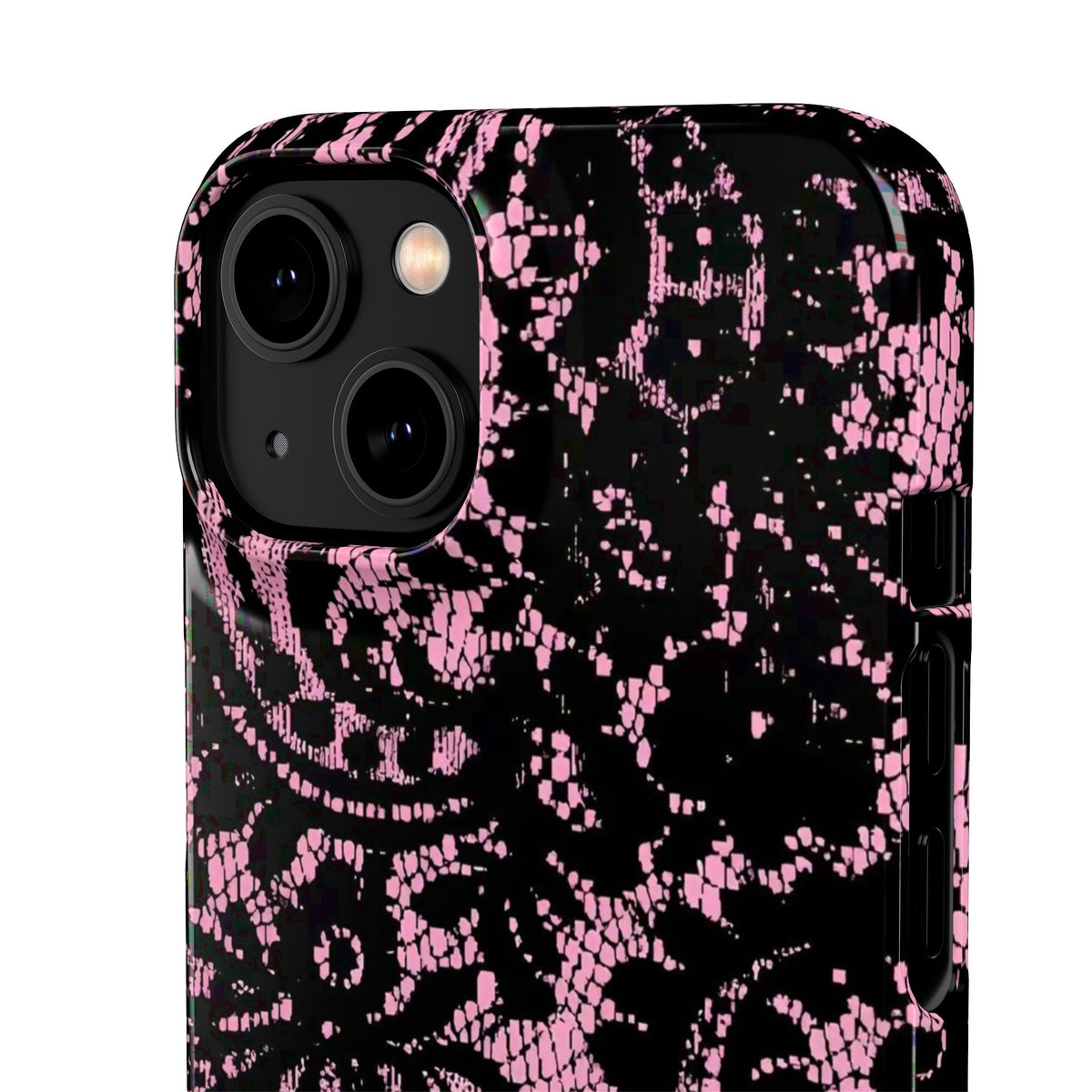 Pink Lace Pattern Case