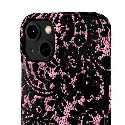 Pink Lace Pattern Case