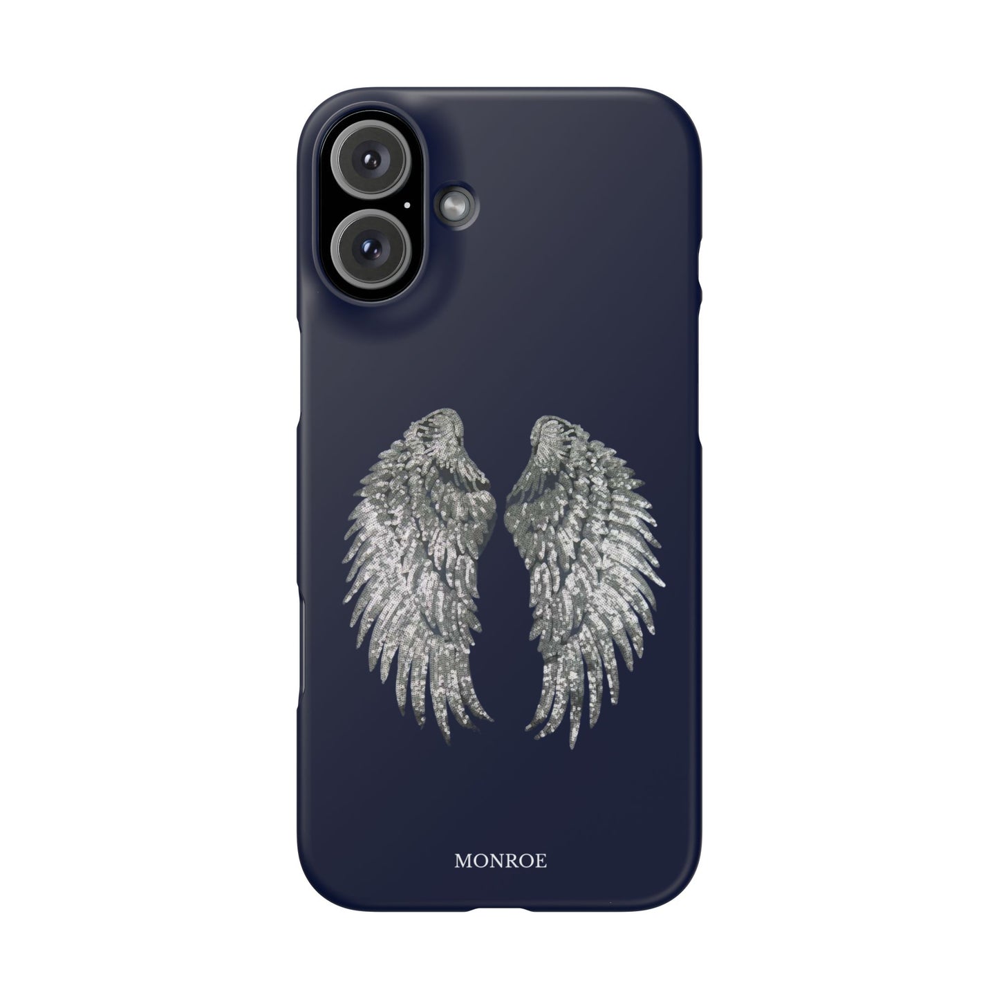 Navy Angel Wings Case