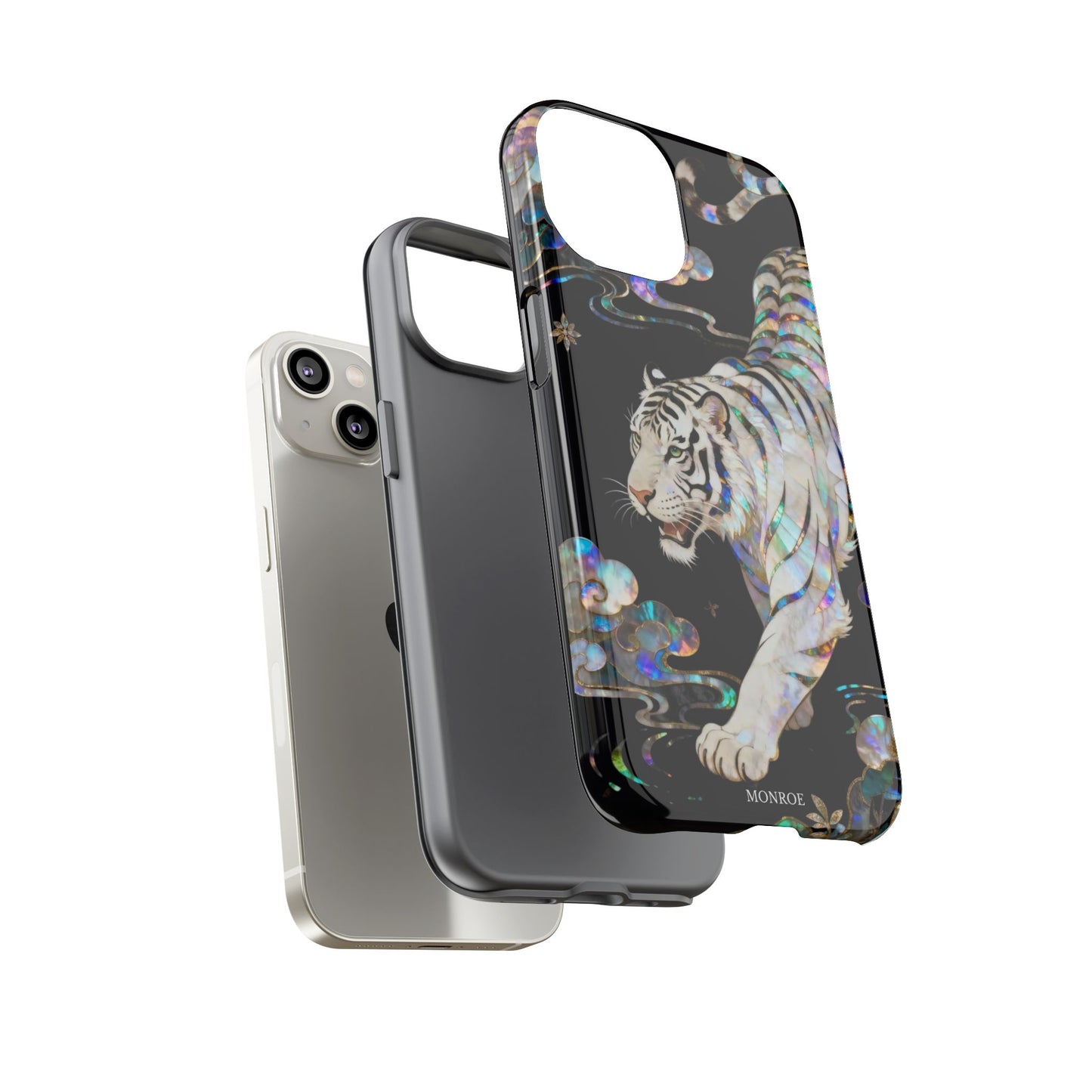Iridescent White Tiger Tough Case