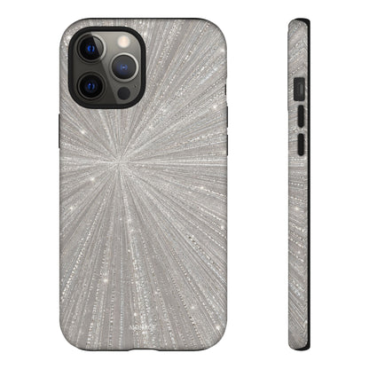 Sparkling Silver Burst Tough Case