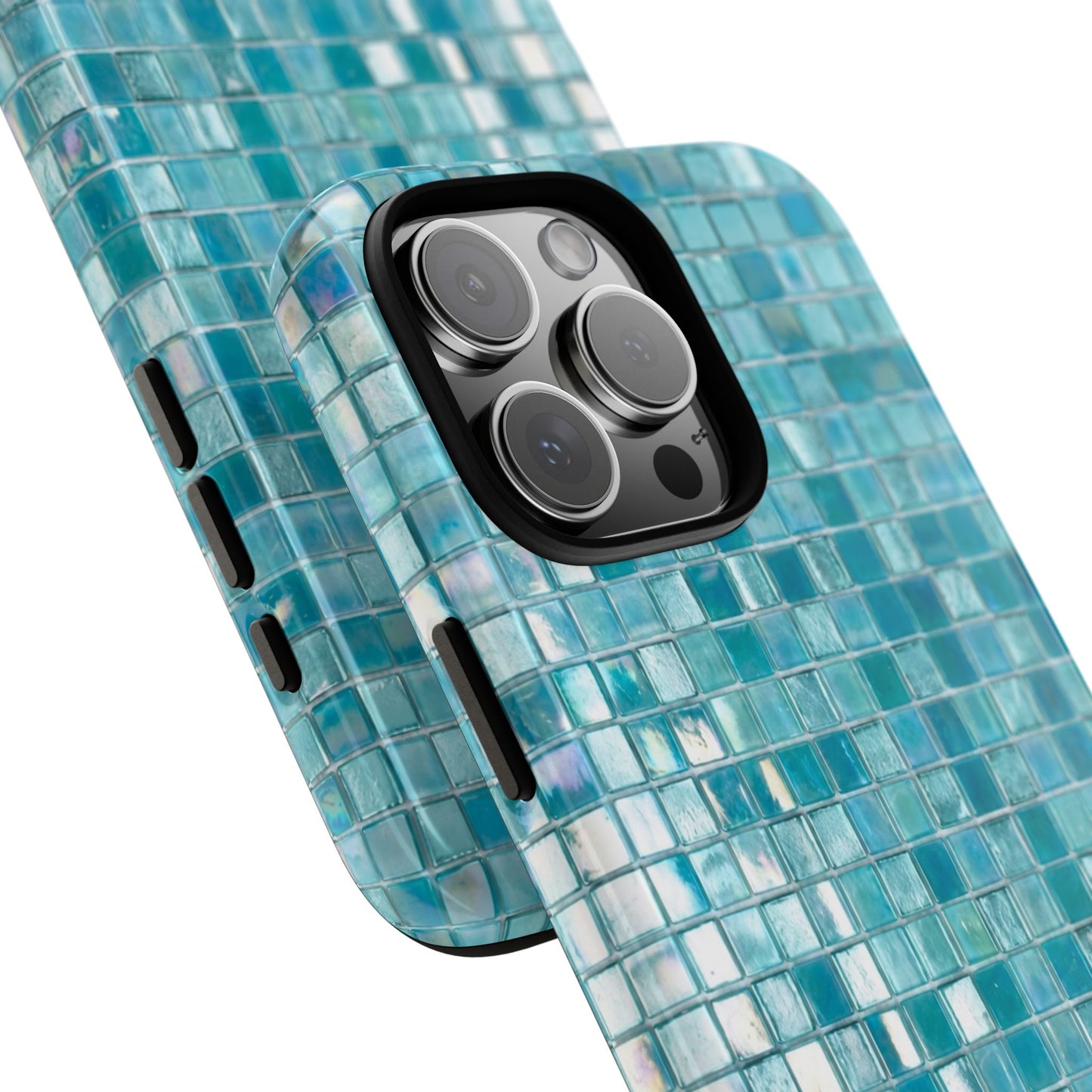 Hot Blue Mosaic Tile Tough Case