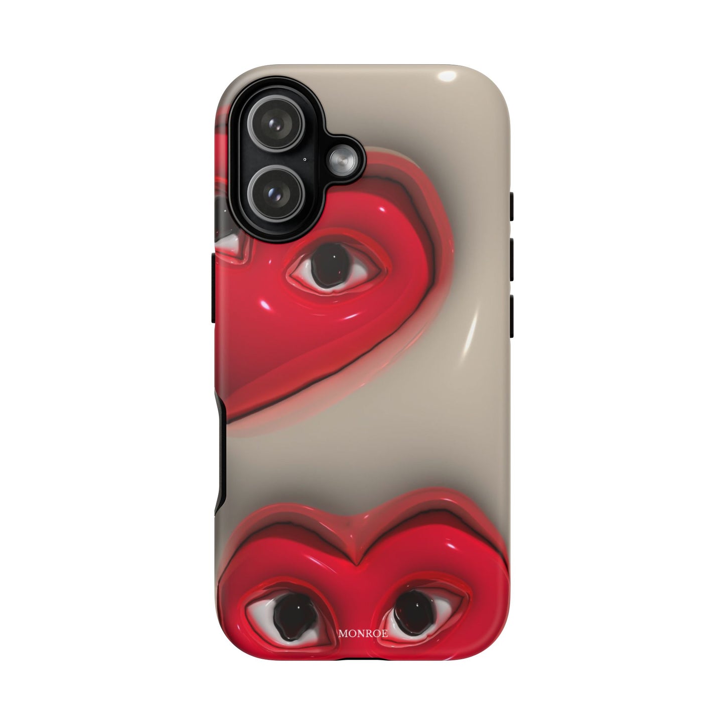 Red Heart Eyes Tough Case