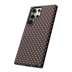Brown Polka Phone Case