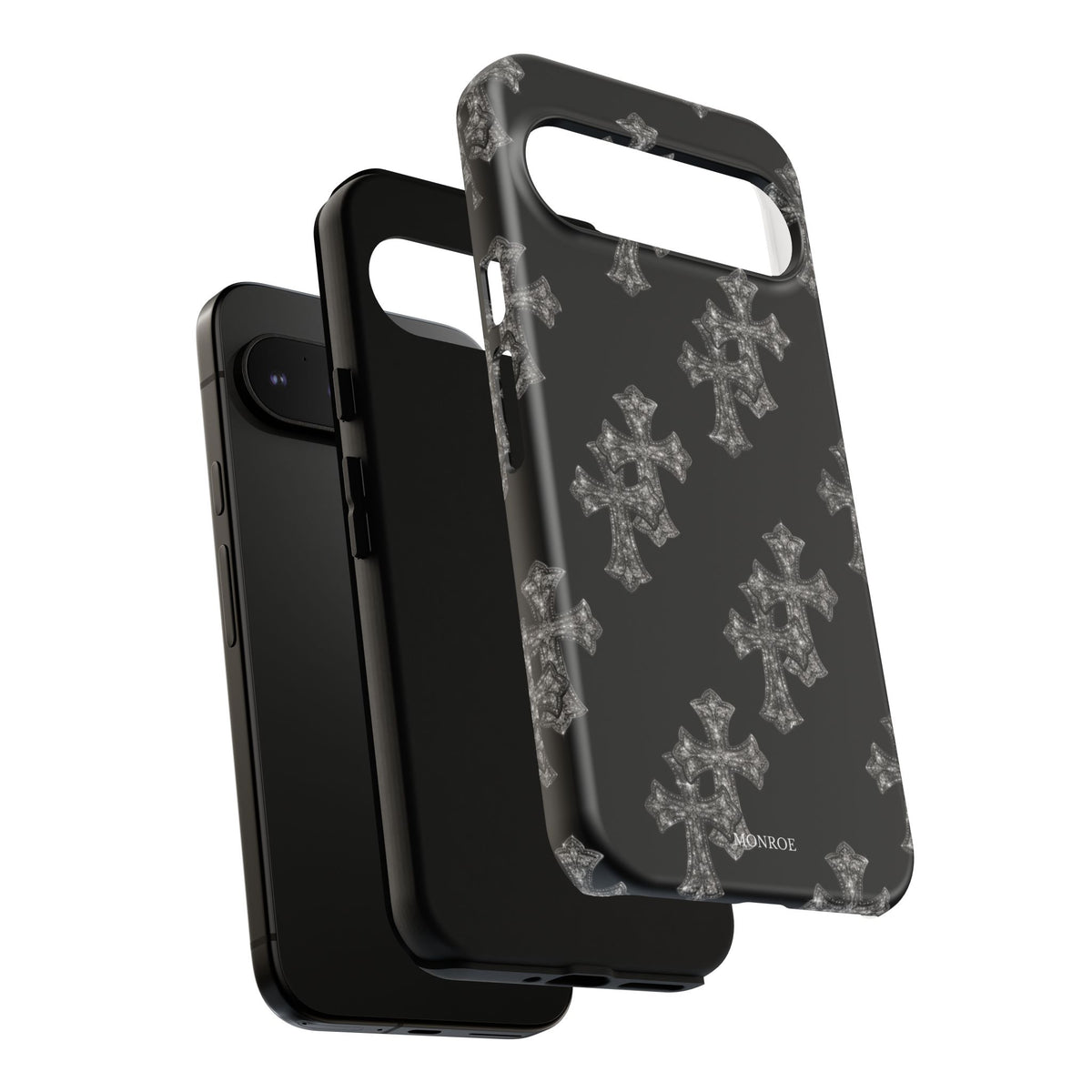 Black Crystal Cross Tough Case