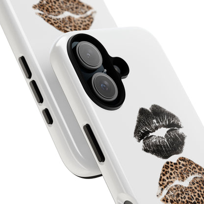 Leopard Glam Lip Tough Case