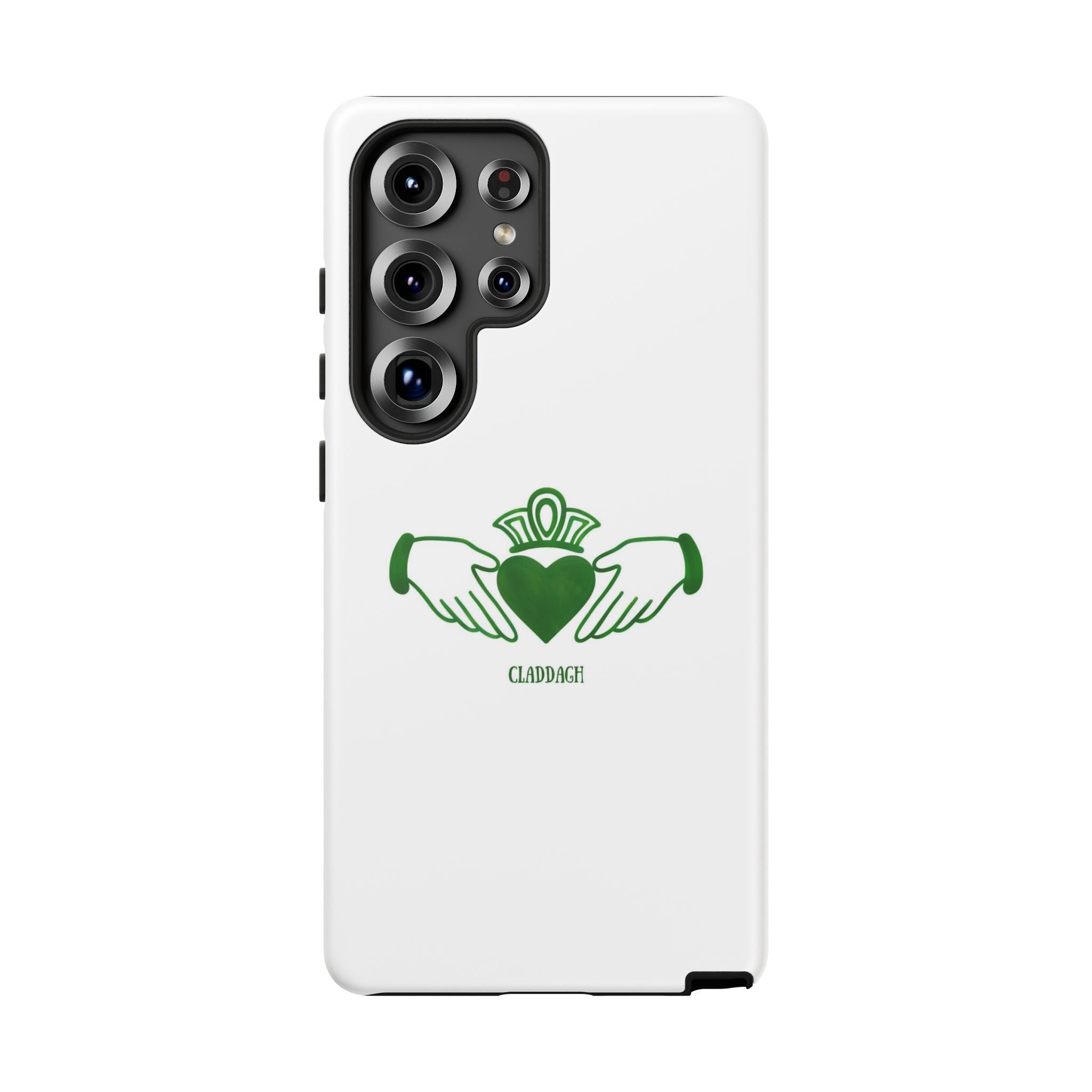 Irish Claddagh Symbol Green Tough Case