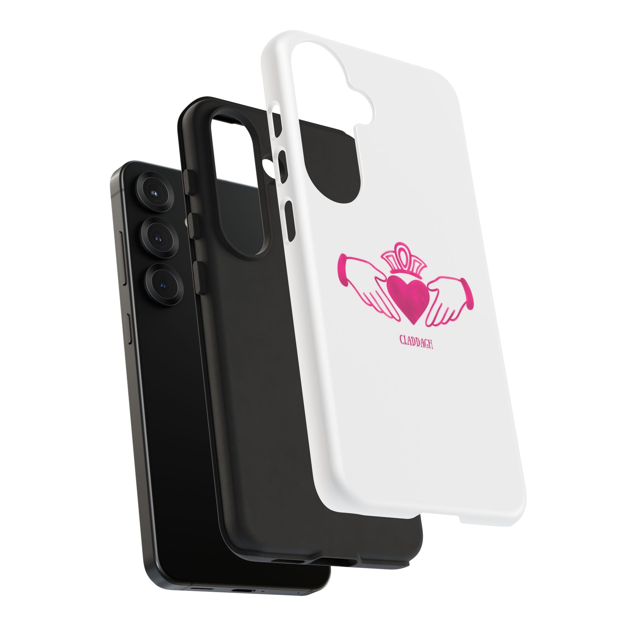 Pink Irish Claddagh Symbol Tough Phone Case