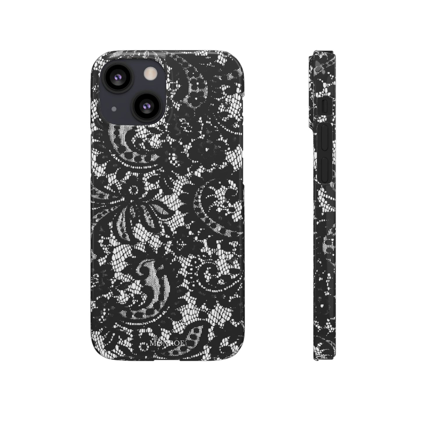 Black Lace Elegant Pattern Case