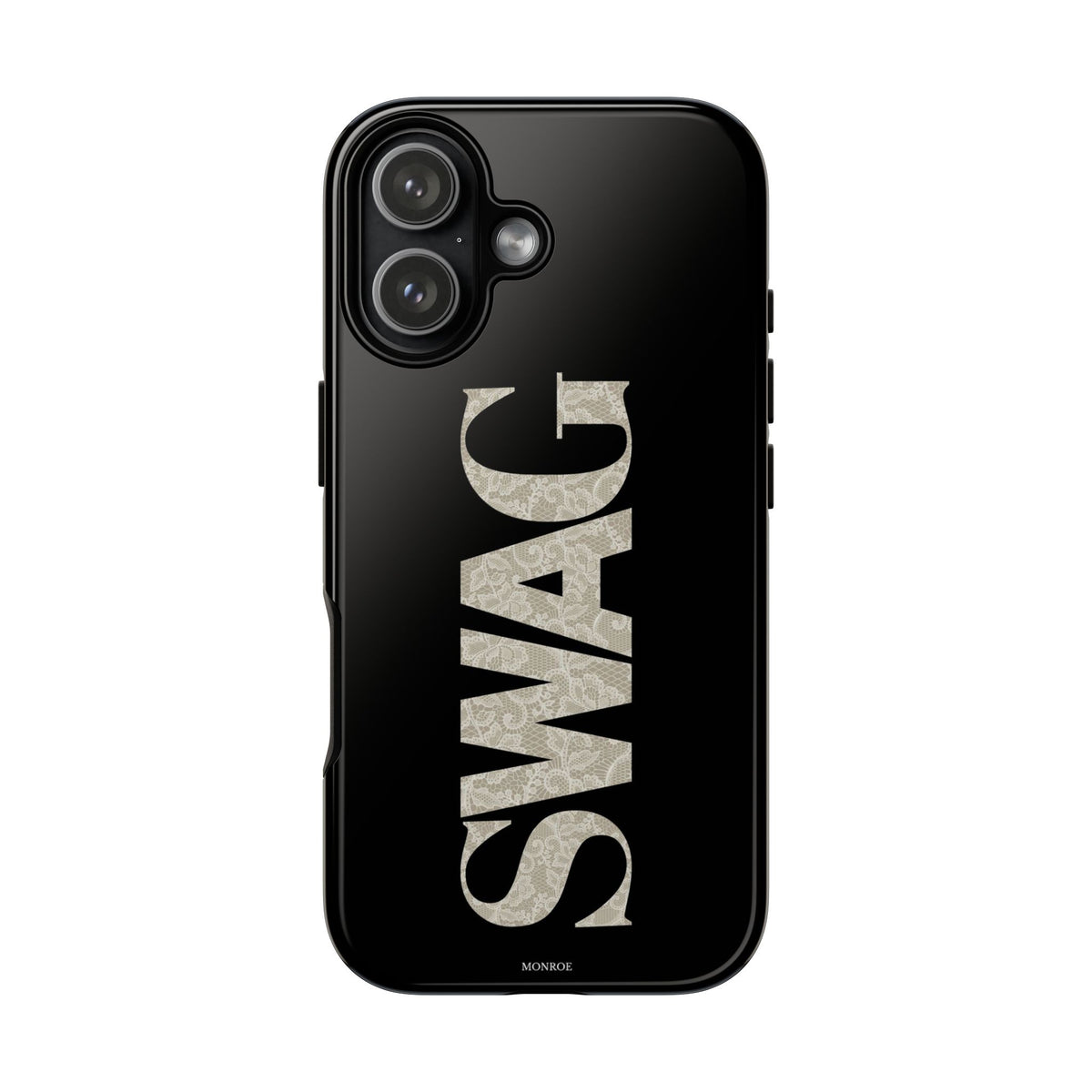 Lace Swag Black Tough Case