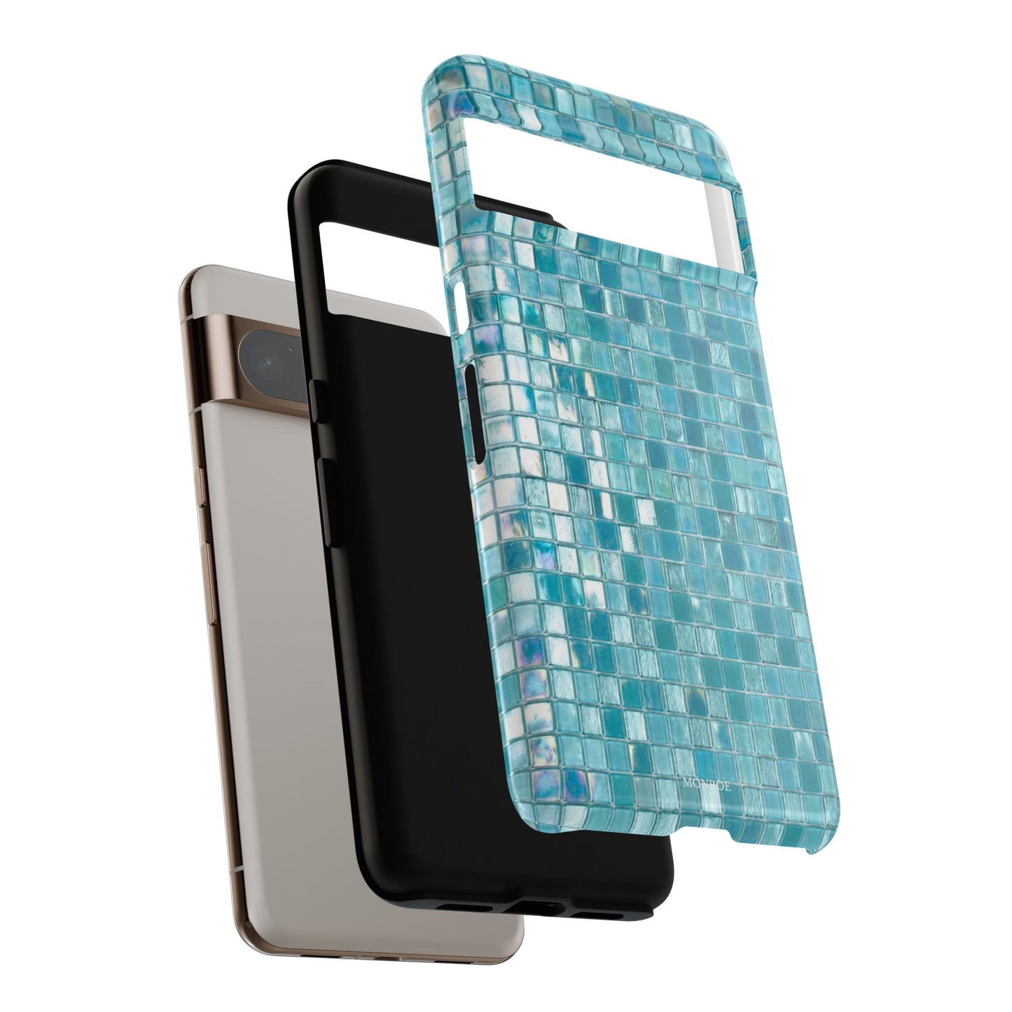 Hot Blue Mosaic Tile Tough Case