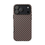 Brown Polka Phone Case