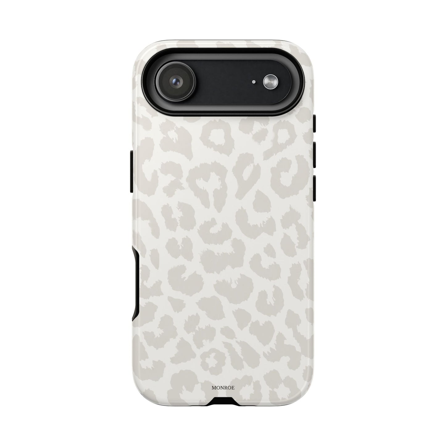 White Leopard Print Tough Case