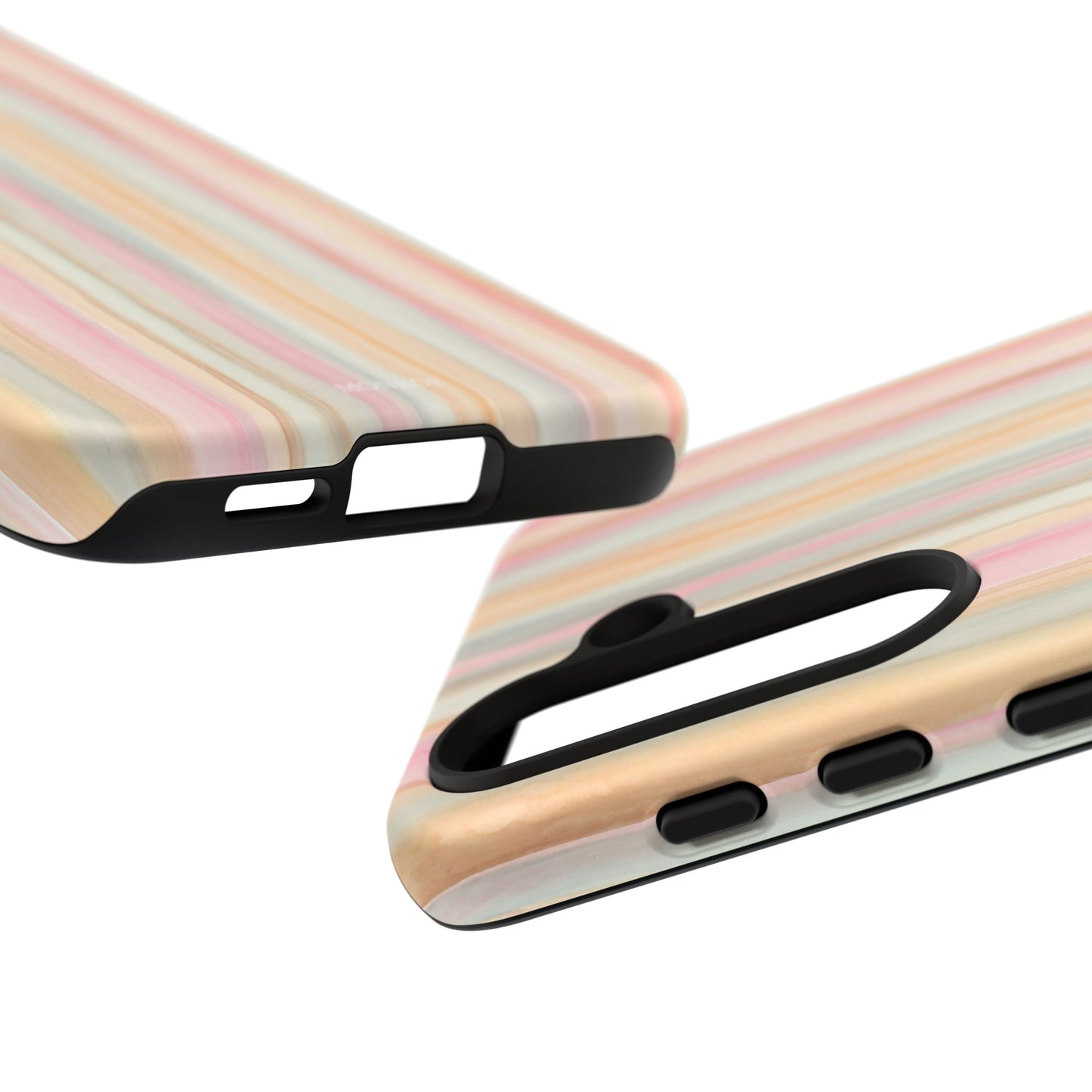 Pastel Watercolor Stripe Tough Case